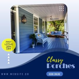 PowerPoint Video Ad for Interior Design - Classy Porches