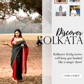 Sightseeing Video Ad PPT Template - Discover Kolkata