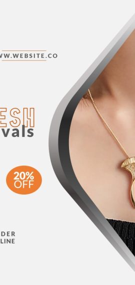 4:5 Instagram Video Advertising Templates for Necklaces